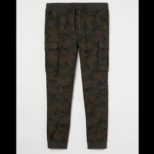 Contemporary Street Cotton Twill Camo Joggers